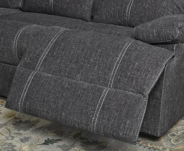 Fairhaven Reclining Loveseat with Storage Console, Cup Holders And Plush Polyester Upholstery