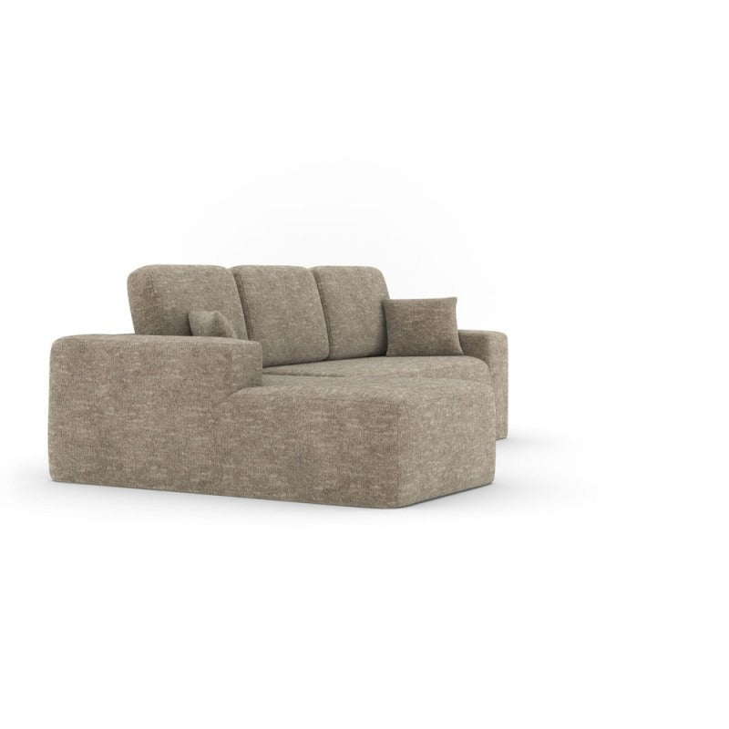 Belliora Modern Compression Sectional Sofa with Pocket Coil Support & Premium Fabric Upholstery