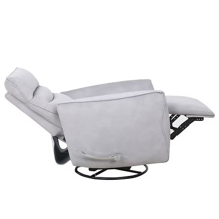 Valmire Recliner Chair with Side-Mounted Steel Pull Handle, Glider Rocking Mechanism & Premium Comfort Design