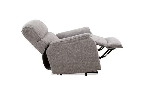 Orvexa Lift Chair in Soft Grey Fabric with Wired Remote Control &amp; High-Density Comfort Seating