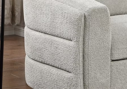 Virexa Sofa Bed Sectional – Right Hand Facing Chaise with Lift Up Storage, Rounded Back, Boucle Fabric Sleeper Sofa