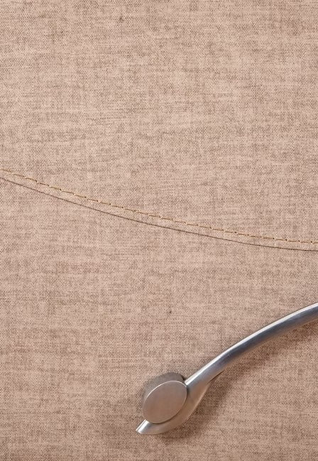 Torvella Recliner Chair with Side-Mounted Steel Pull Handle, Glider Rocking Mechanism & Zero Wallhugger Design in Soft Pearl Fabric