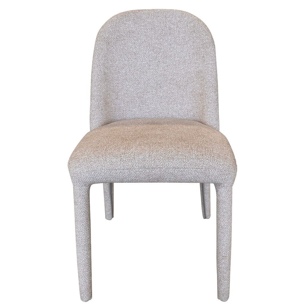 Valerio Modern Upholstered Dining & Lounge Chair, Multi-Toned Gray Textured Fabric (Set of 2)
