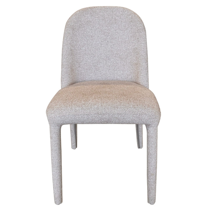 Valerio Modern Upholstered Dining & Lounge Chair, Multi-Toned Gray Textured Fabric (Set of 2)