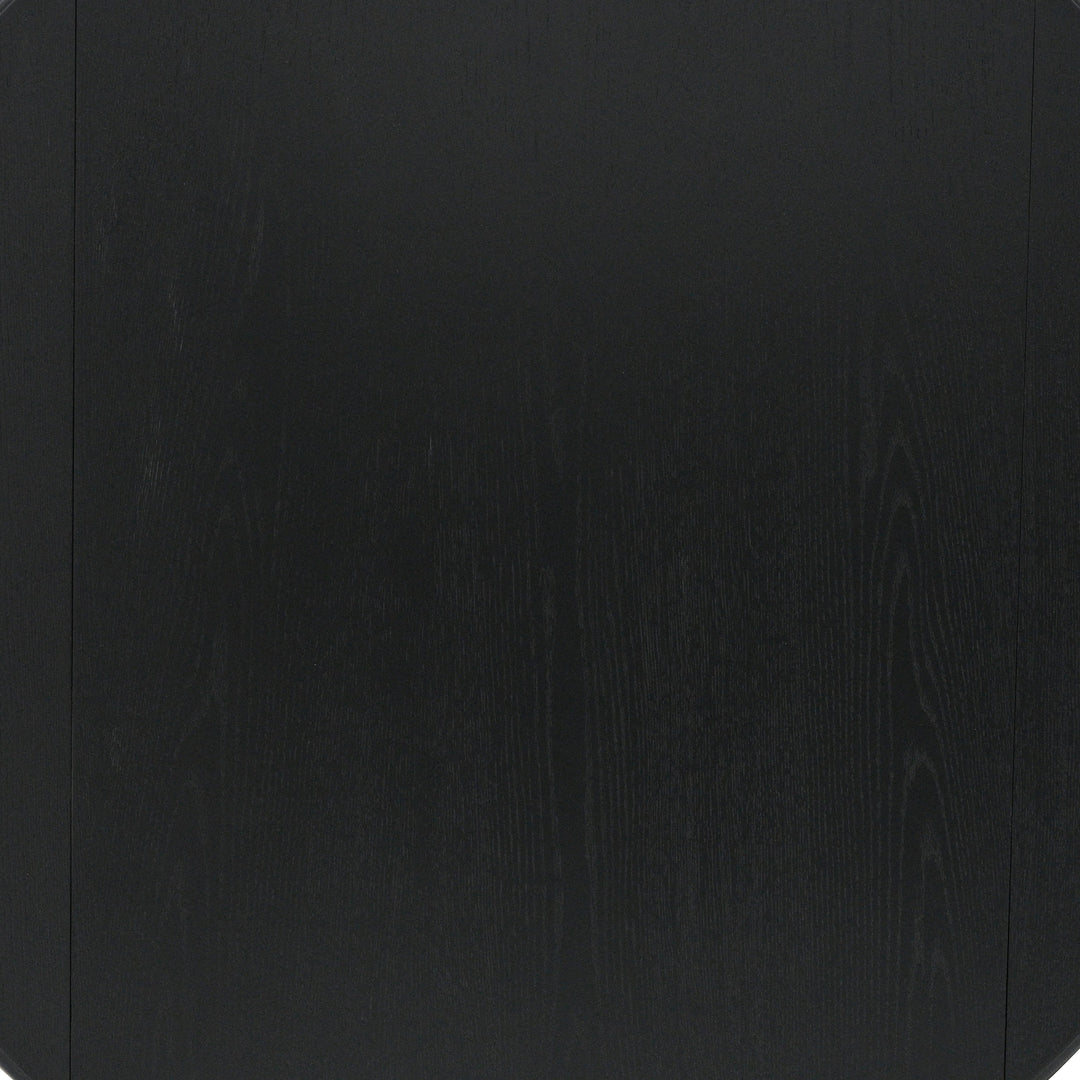 Avenshire Compact 3-Piece Dining Set – Space-Saving Round Drop-Leaf Table with 2 Matching Chairs (Black Finish)