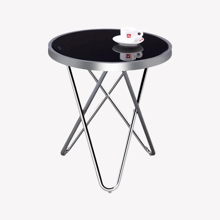Aurelia Silver Accent Table – Modern & Functional Design
