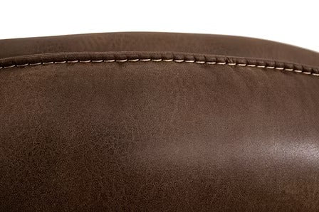 Lunvexa Lift Chair in Soft Brown PU with Wired Remote Control &amp; High-Density Comfort Seating
