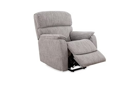 Orvexa Lift Chair in Soft Grey Fabric with Wired Remote Control &amp; High-Density Comfort Seating