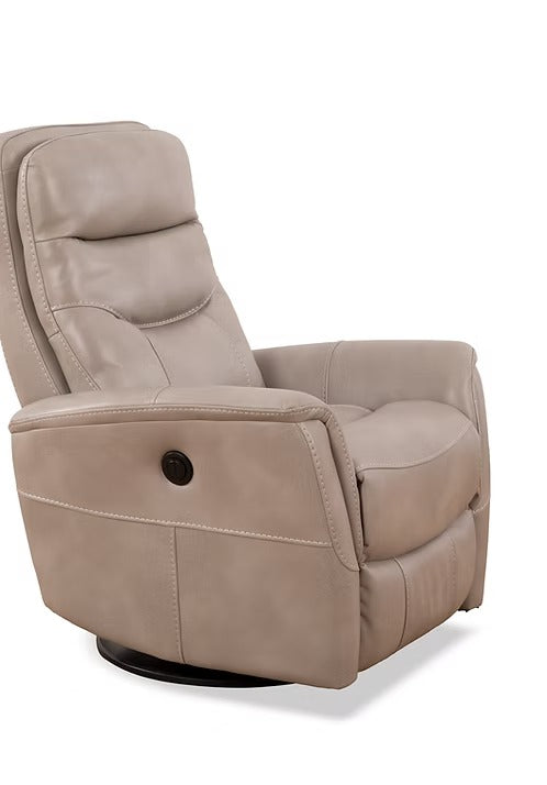 Nivello Power Recliner Chair with Swivel & Glider Function, Zero Wallhugger Design, Soft Black PU Upholstery & High-Density Foam Comfort (Copy)