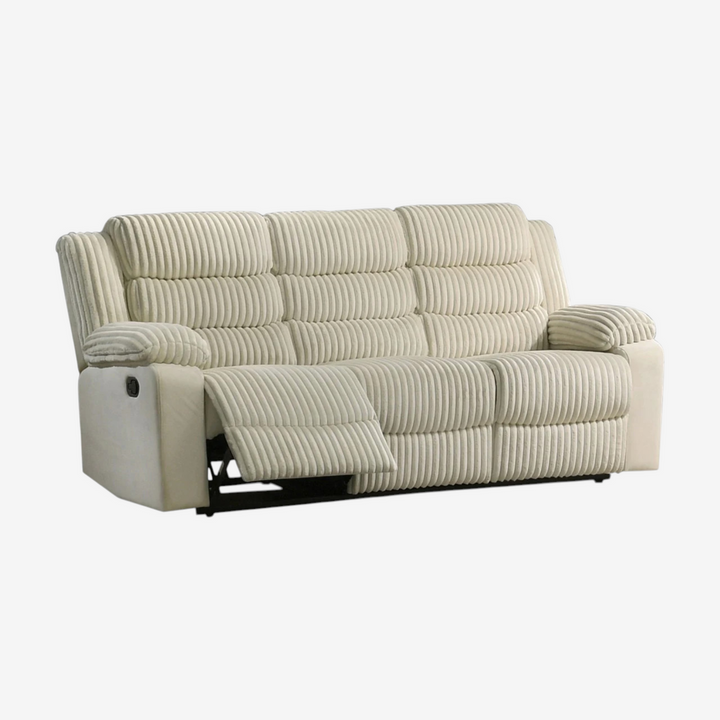 Mavon Recliner Sofa – Timeless Beige Comfort with Elegant Design