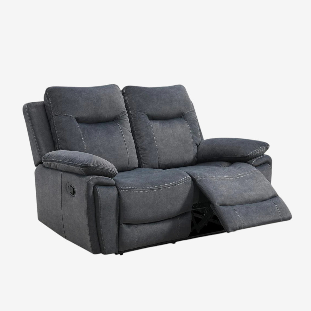Gravon Recliner Loveseat – Grey Elegance with Everyday Comfort