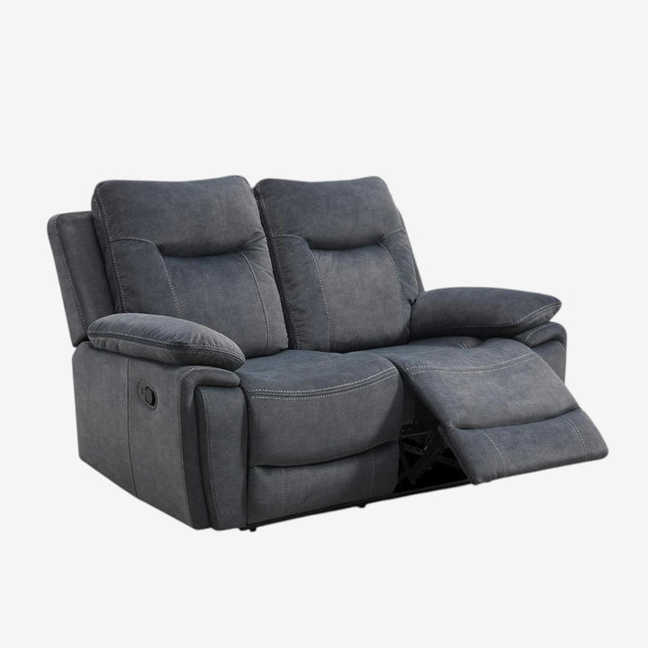 Gravon Recliner Loveseat – Grey Elegance with Everyday Comfort