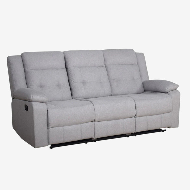 Ivano Recliner Sofa – Smart Comfort with Grey Elegance