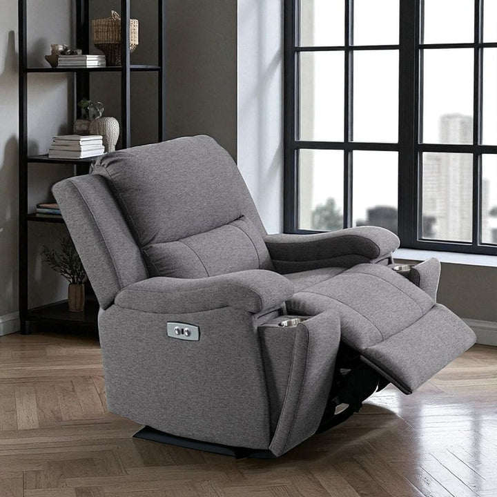 Aeron Recliner Set – Grey Luxury with Power Comfort