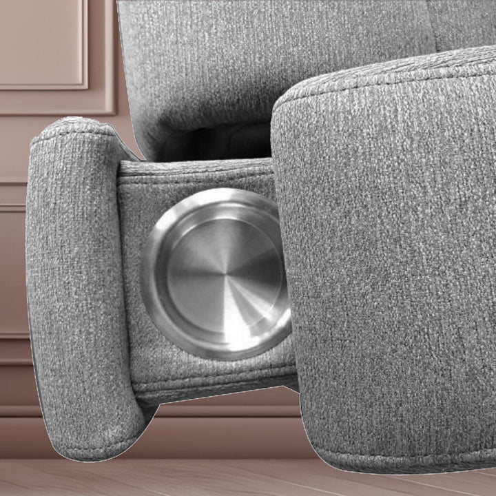 Aeron Recliner Set – Grey Luxury with Power Comfort