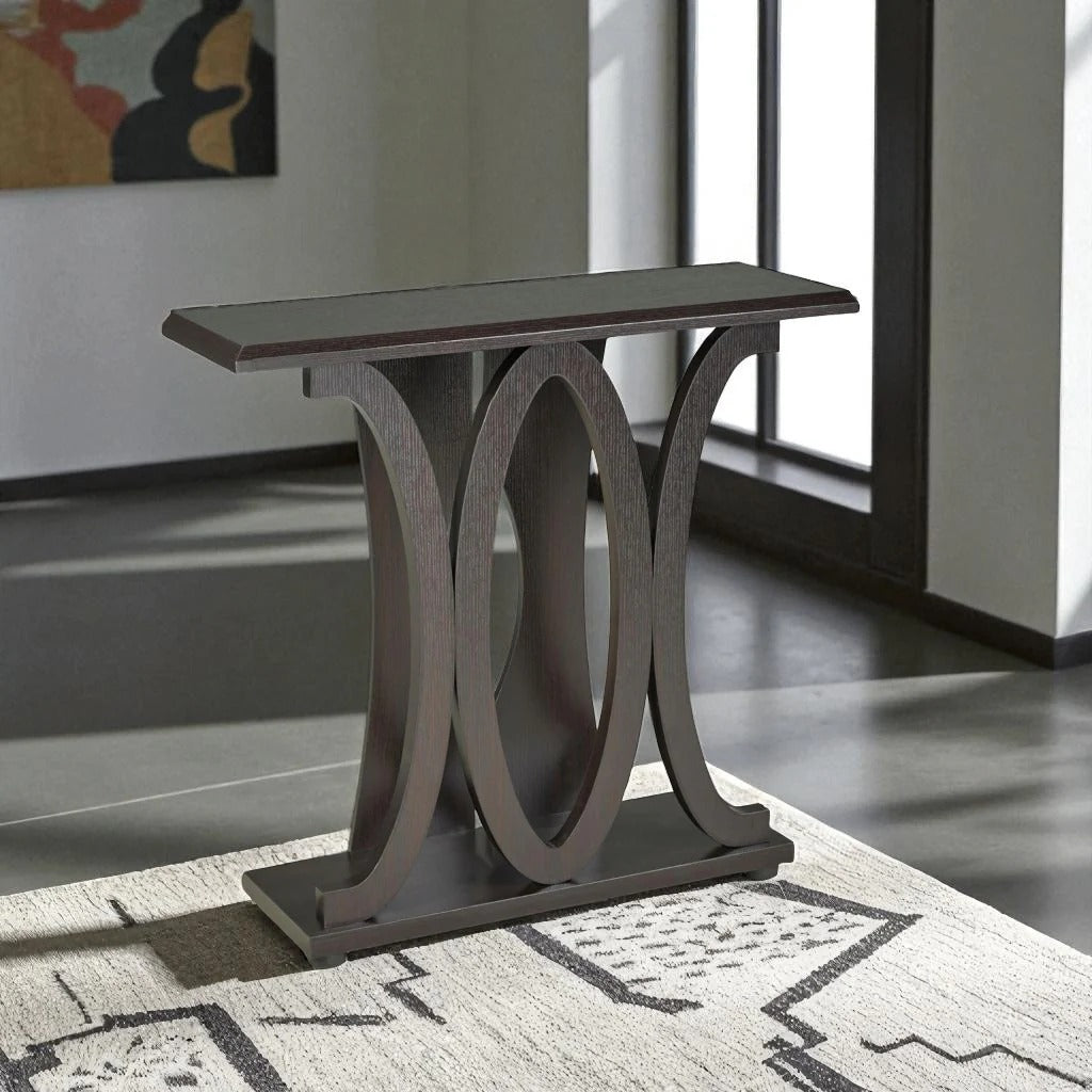 Maison Noir Dark Cherry Console Table – Iconic Design & Refined Craftsmanship