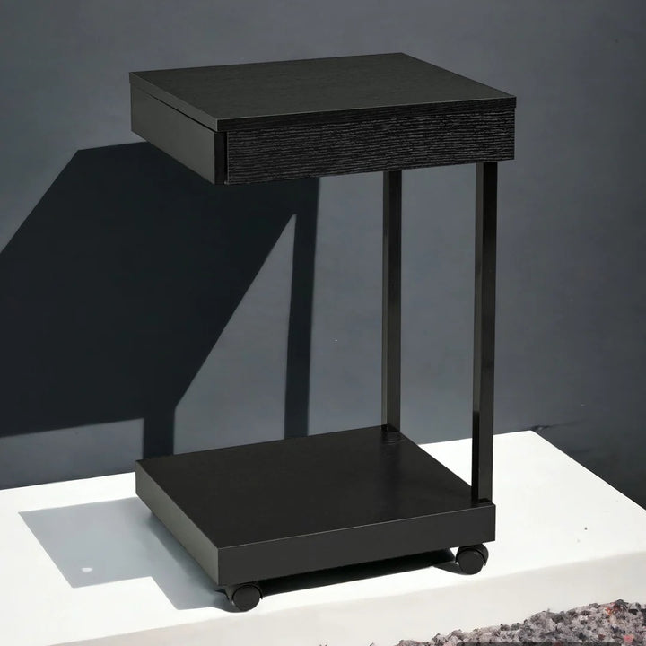Silva Black Cocoa Laptop Stand – Compact & Contemporary Workspace Solution
