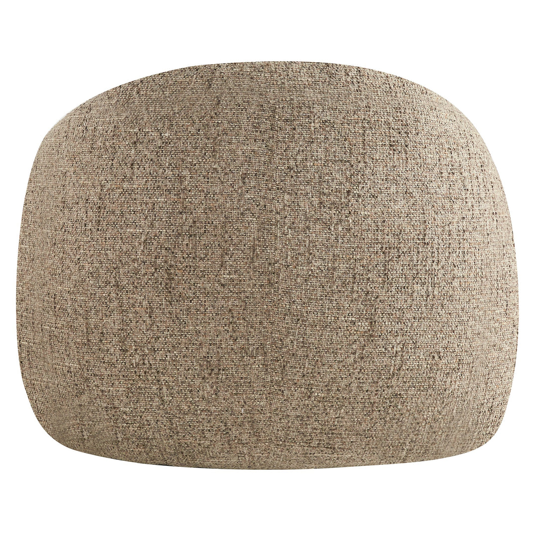 Fairmont Modern Bucket-Style Lounge Chair – Plush Cloud-Inspired Accent Chair with Gold & Charcoal Textured Fabric Upholstery and Foam Cushion Comfort