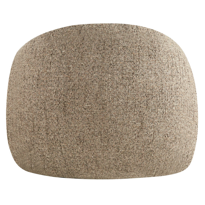 Fairmont Modern Bucket-Style Lounge Chair – Plush Cloud-Inspired Accent Chair with Gold & Charcoal Textured Fabric Upholstery and Foam Cushion Comfort