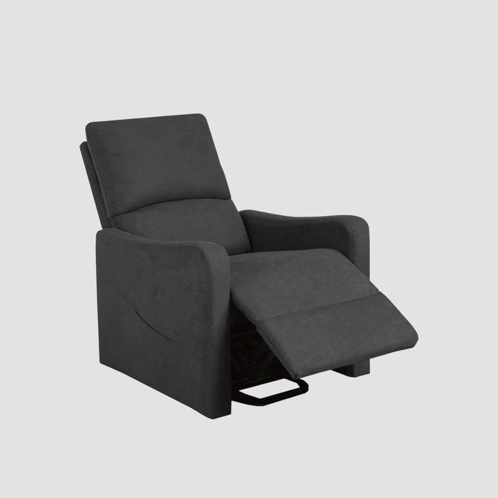 Fusion Recliner Lift Chair | Power Reclining Fabric Chair with Lift Function – Dark Grey