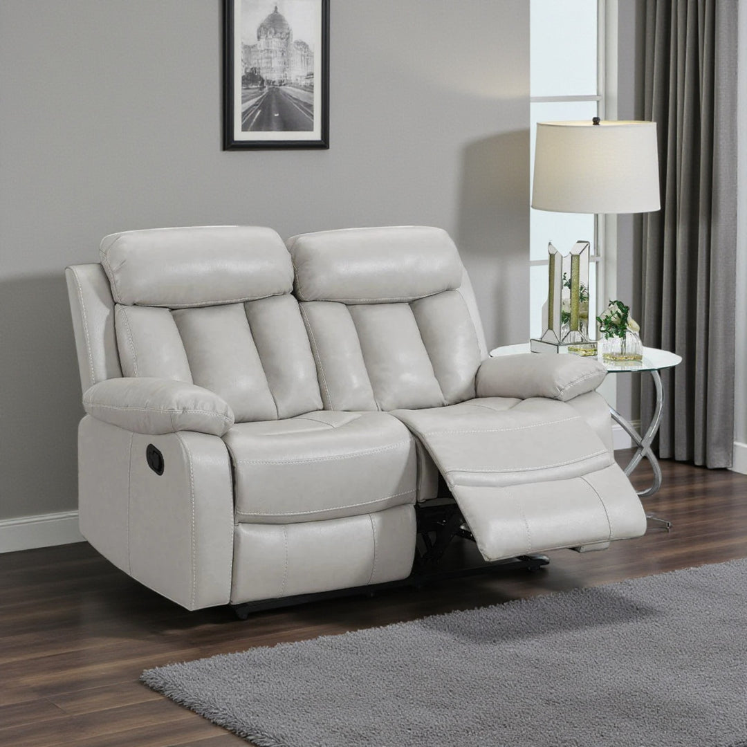 Korex Recliner Loveseat – Timeless Beige Comfort with Lasting Style