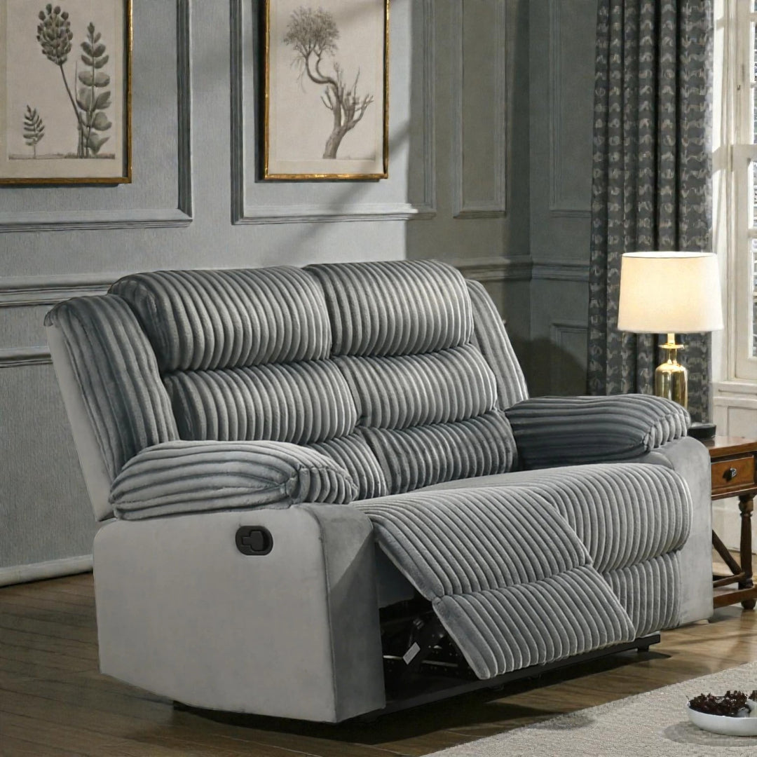 Helixo Recliner Loveseat – Beige Elegance with Classic Comfort (Copy)