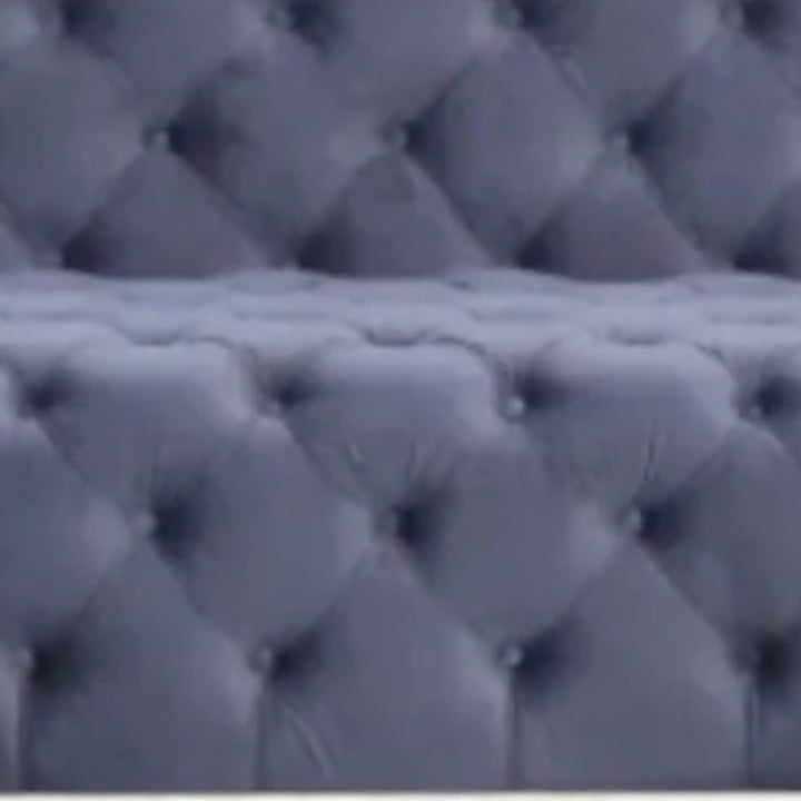 Melody Fabric Upholstered 5-Seater Sectional Sofa with Dual Corner Chaise - Grey | Stylish, Durable & Built to Last