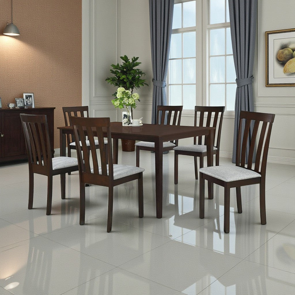 Fiora Wooden Dining Chair (Set of 2) - Espresso | Classic, Stylish & Durable