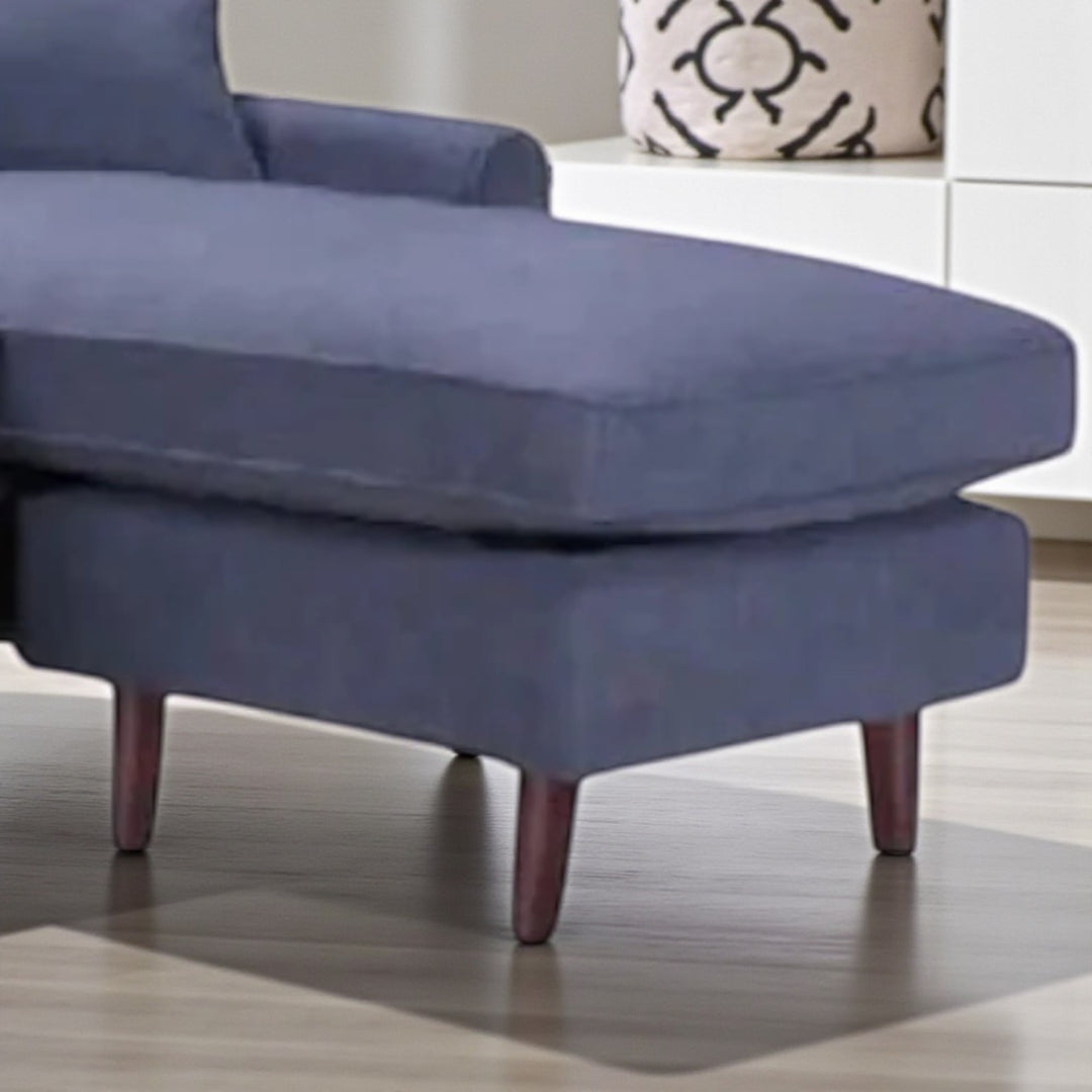 Breeze Sectional Sofa in Fabric Upholstery With Reversible Chaise - Grey | Timeless Design with Modern Comfort