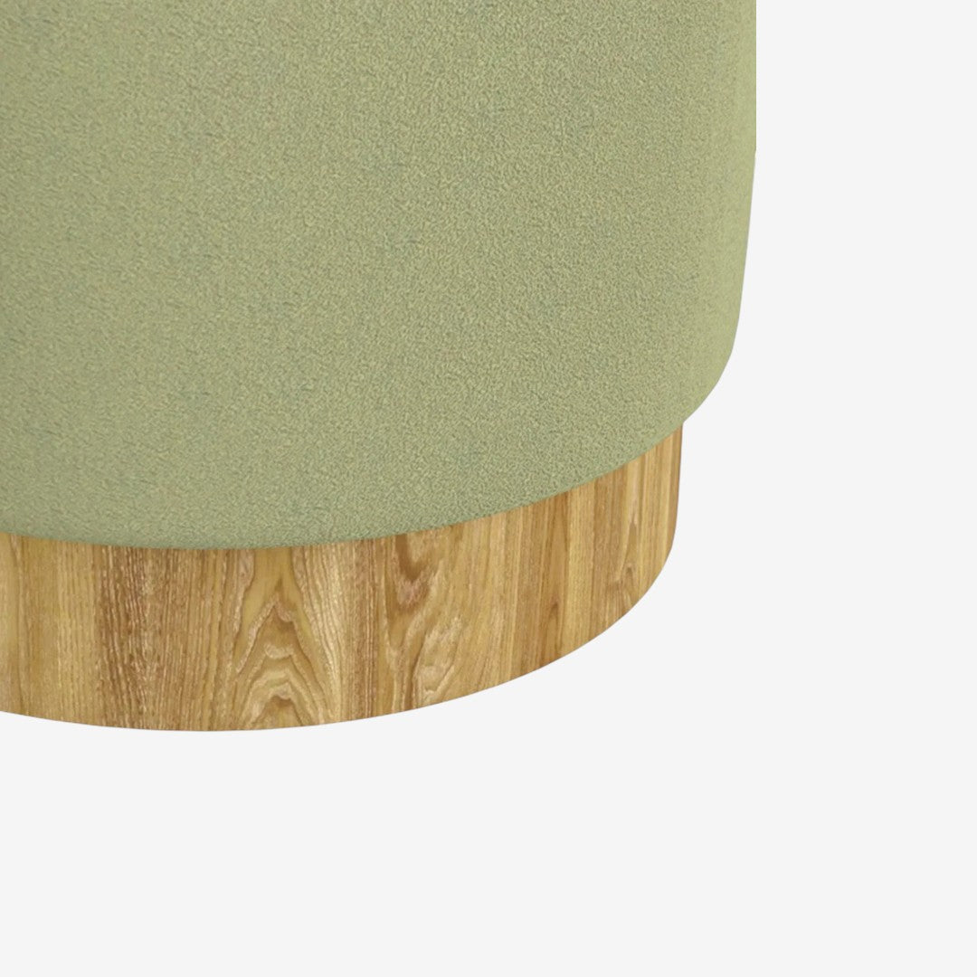 Kayla Fabric Upholstered Accent Ottoman With Storage - Sage | Sleek, Stylish, Durable & Storage Solution